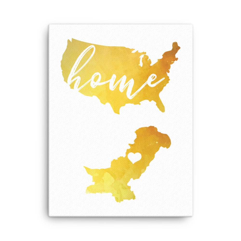 US & Pakistan Home Map Canvas