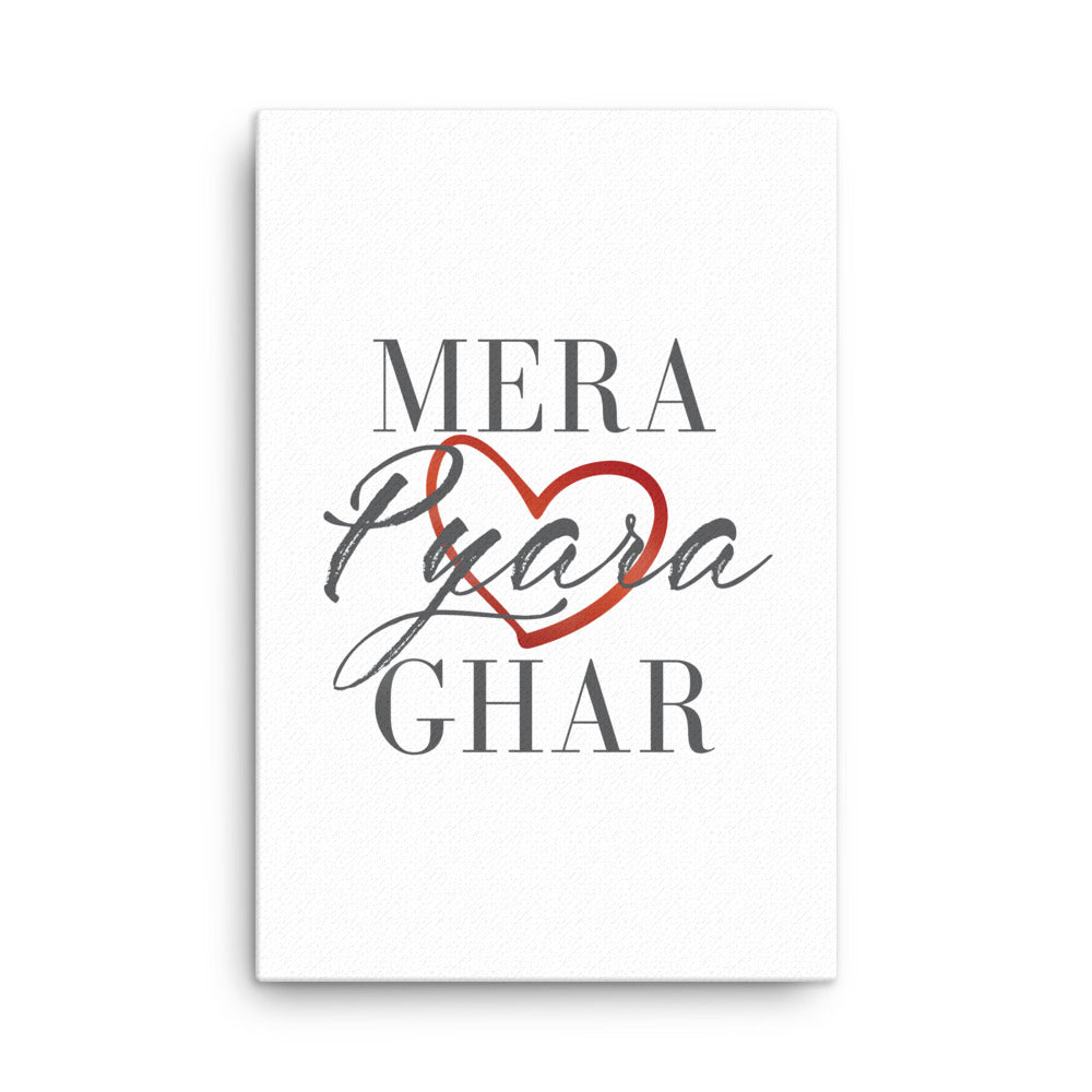 Mera Pyara Ghar - Canvas