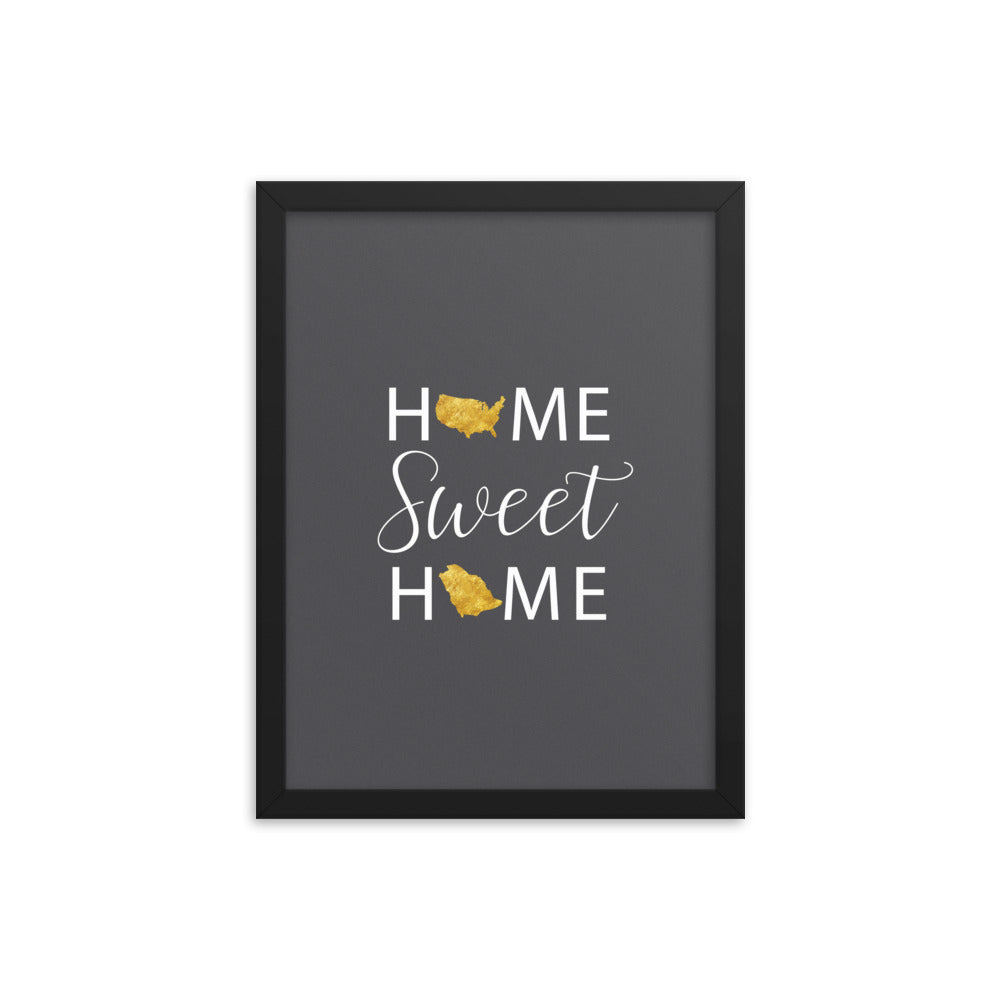 Home Sweet Home - Framed poster