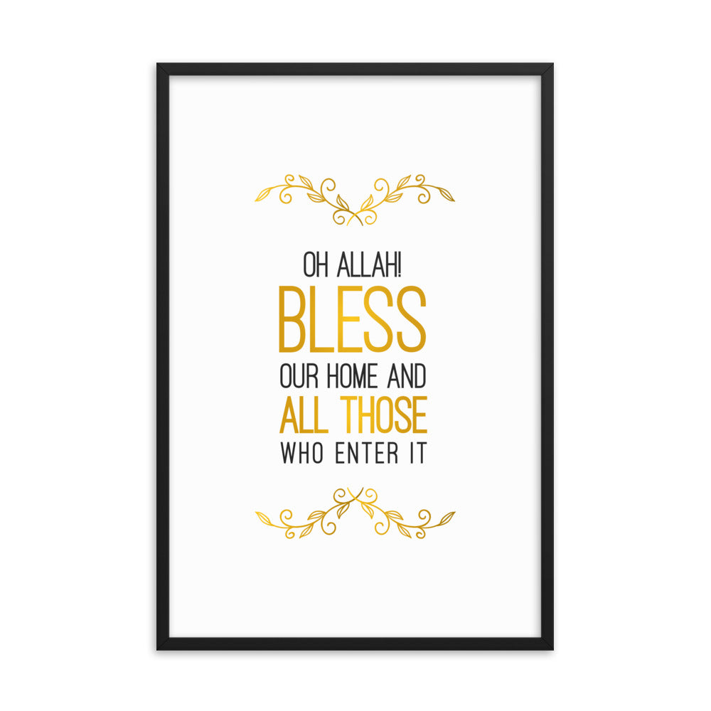Bless Us - Framed poster