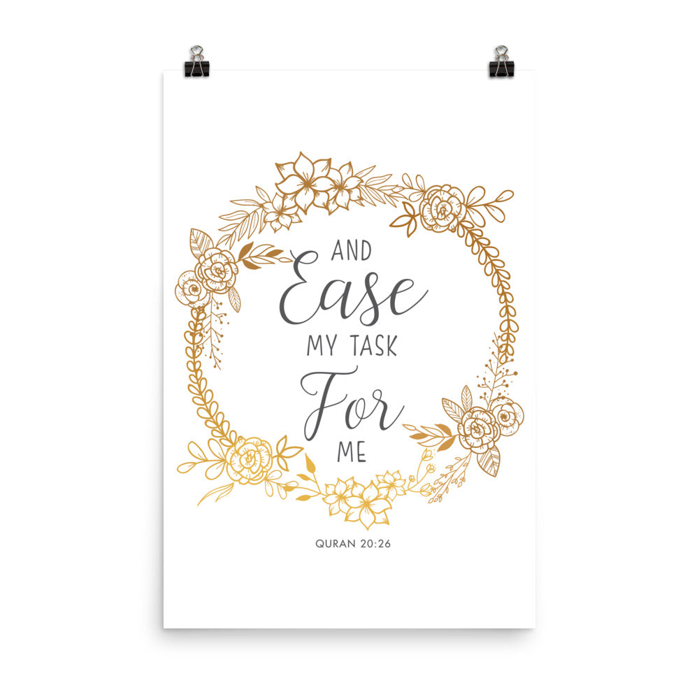 And Ease My Task For Me - Poster