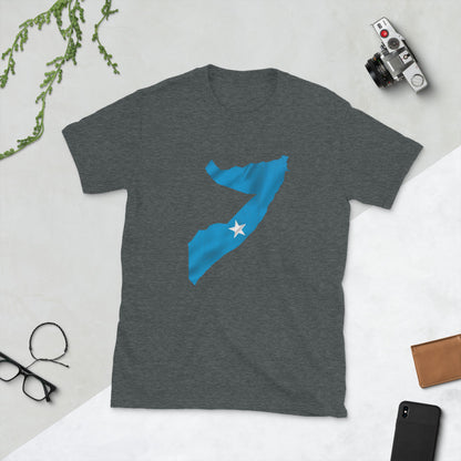 Somalia Flag Map T-Shirt