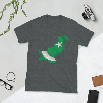 Pakistan Flag Map T-Shirt