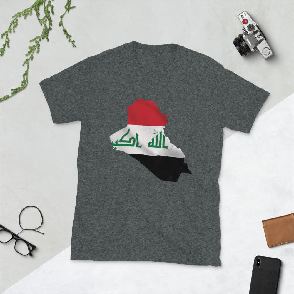 Iraq Flag Map T-Shirt