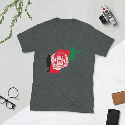 Afghanistan Flag Map T-Shirt