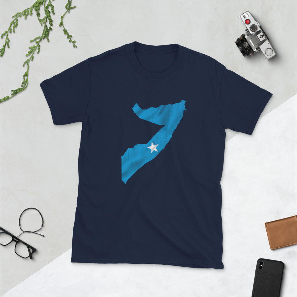 Somalia Flag Map T-Shirt