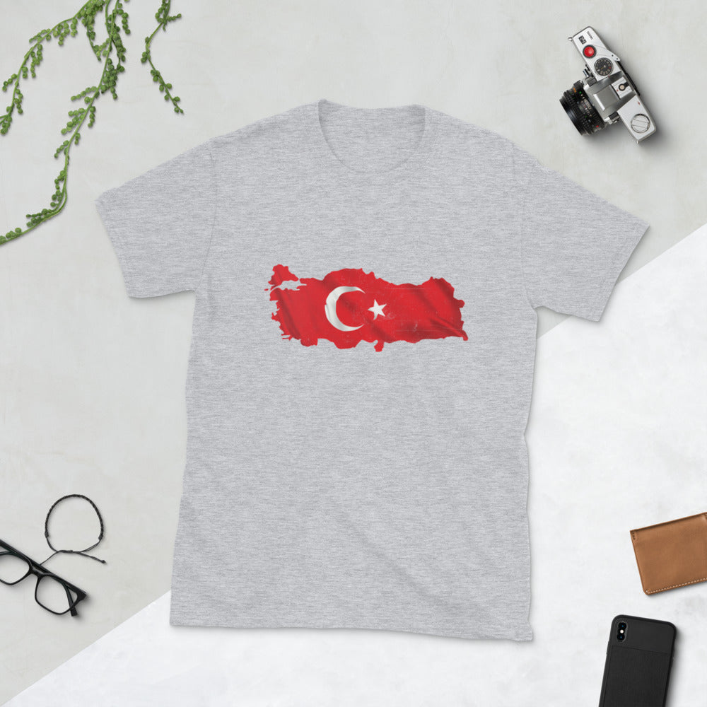 Turkey Flag Map T-Shirt