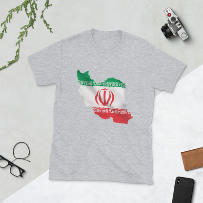 Iran Flag Map T-Shirt