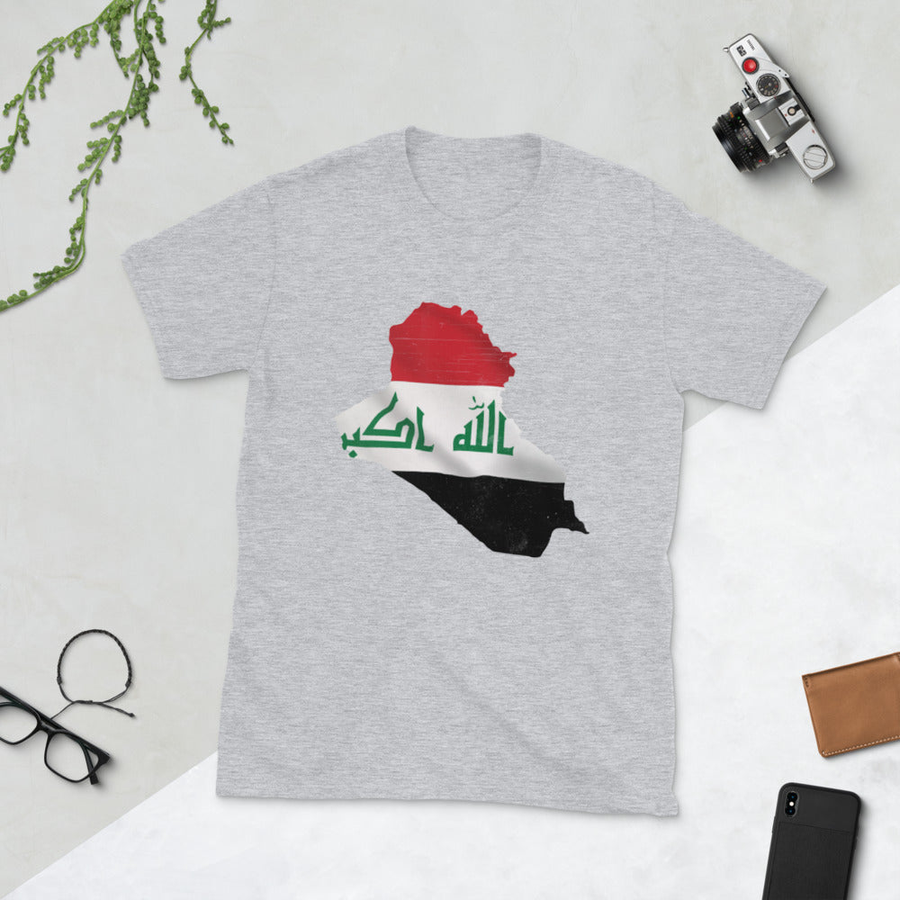 Iraq Flag Map T-Shirt