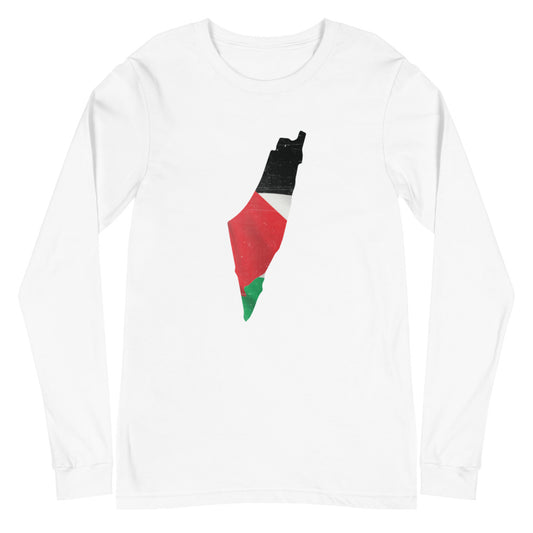 Palestine Flag Map Tee